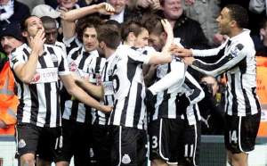 Newcastle Team celebrate